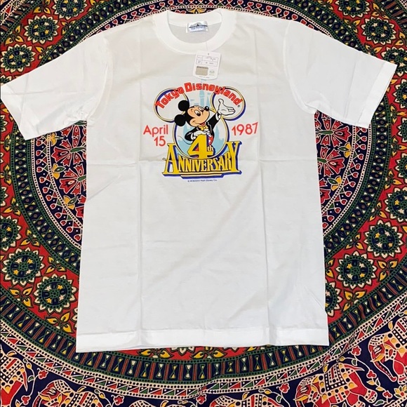 VTG Dead stock 1987 Tokyo Disneyland T-shirt. S - Picture 3 of 13